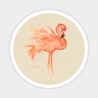 pink flamingo Magnet